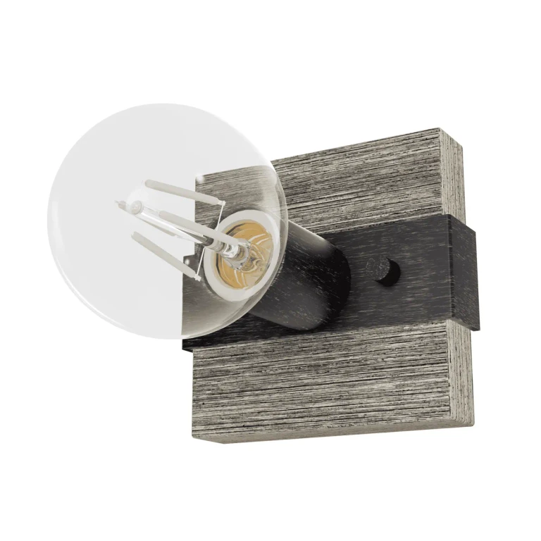 Brushed Iron One Light Wall Sconce from the Donelson Collection