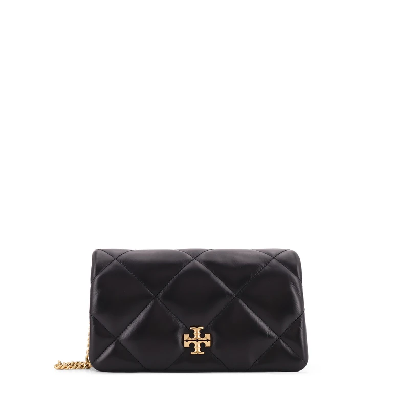 Tory Burch Kira Diamond Quilt Leather Chain Wallet