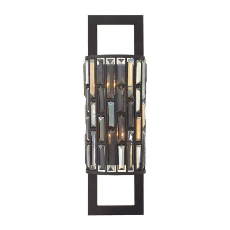 Vintage Bronze LED Wall Sconce from the Gemma Collection