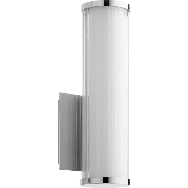 Quorum Transitional 13" Wall Sconce in Polished Nickel