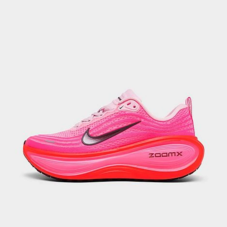 Nike Women's Vomero Plus Running Shoes in Hyper Pink/Burgundy Crush/Bright Crimson Size: 5.5