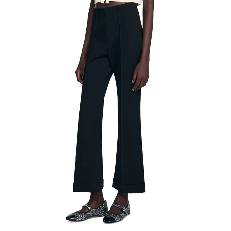 Sandro Straight Leg Trousers