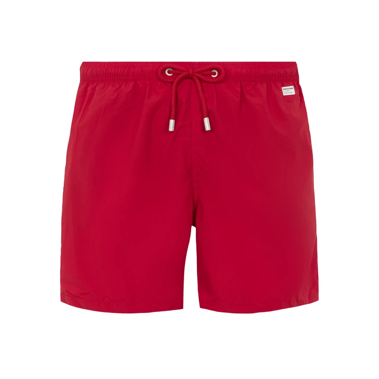 Mc2 Saint Barth Lightweight Fabric Red Swim Shorts Lighting Pantone Pantone Special Edition Swimshort - Men