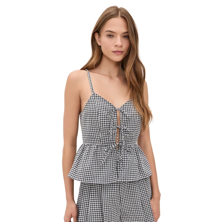 BLANKNYC Picnic Party Top Picnic Party (Black/White) XS