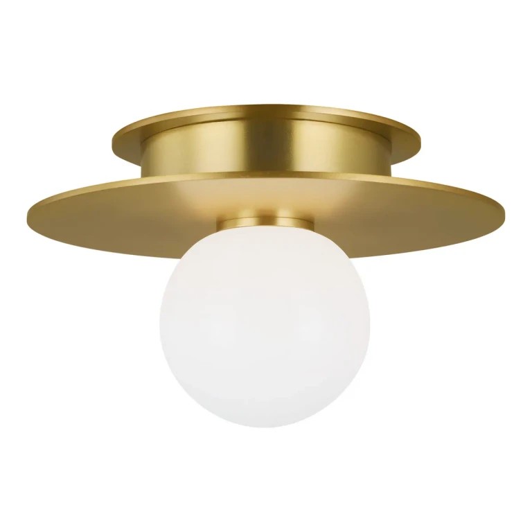 Visual Comfort Studio Nodes Ceiling Light in Burnished Brass by Kelly Wearstler