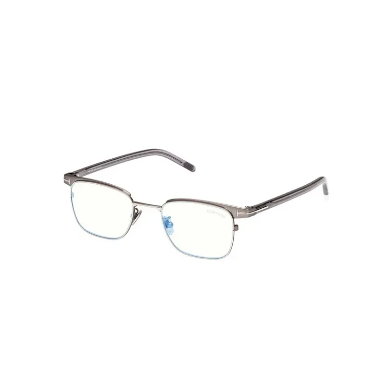 Tom Ford Blue Light Block Square Mens Eyeglasses FT5854-D-B 008 49