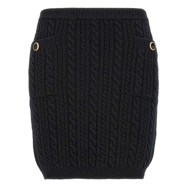 Alessandra Rich Jupe Midi - Noir