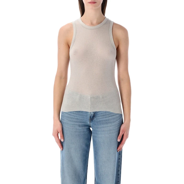 Slim Fit Off-the-Shoulder Cotton and Cashmere Top (WVA3977SUL)