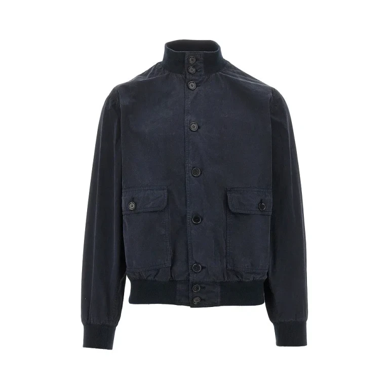 ASPESI Cotton canvas bomber jacket Man S