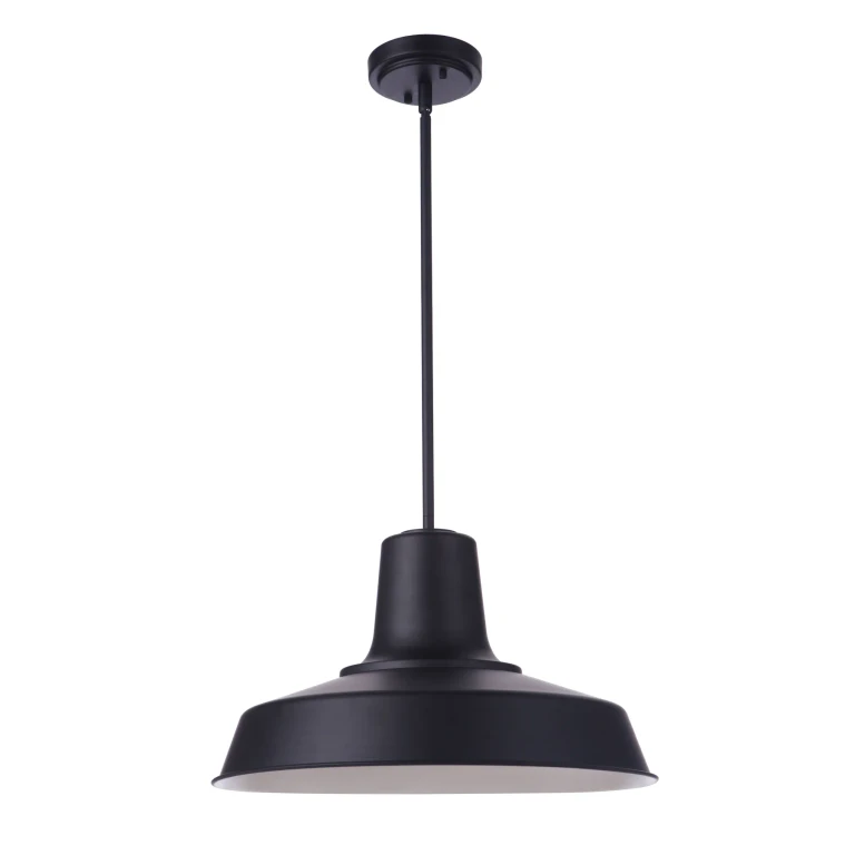 Craftmade Briscoe 1-Light Outdoor Pendant in Midnight