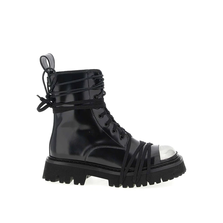 Moschino combat Combat Boots