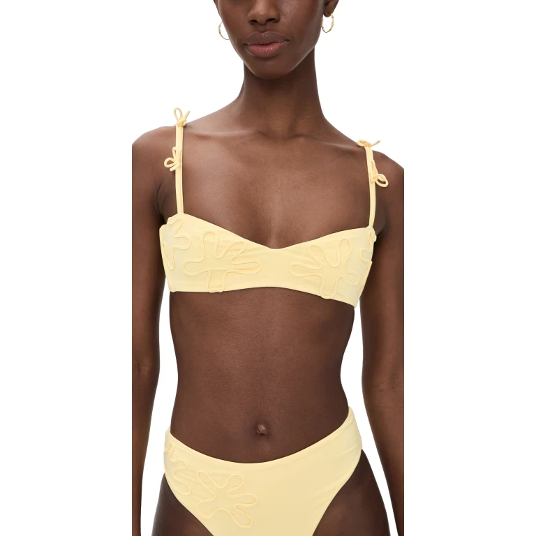 Peixoto Ceci Bikini Top Honeycomb S