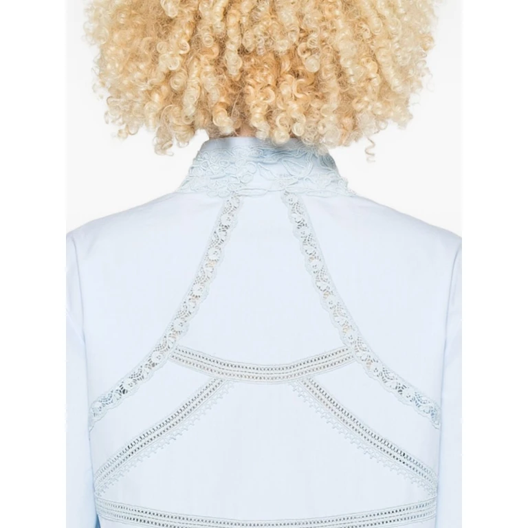 Ermanno Scervino Shirts Azzurro Cotton - Women