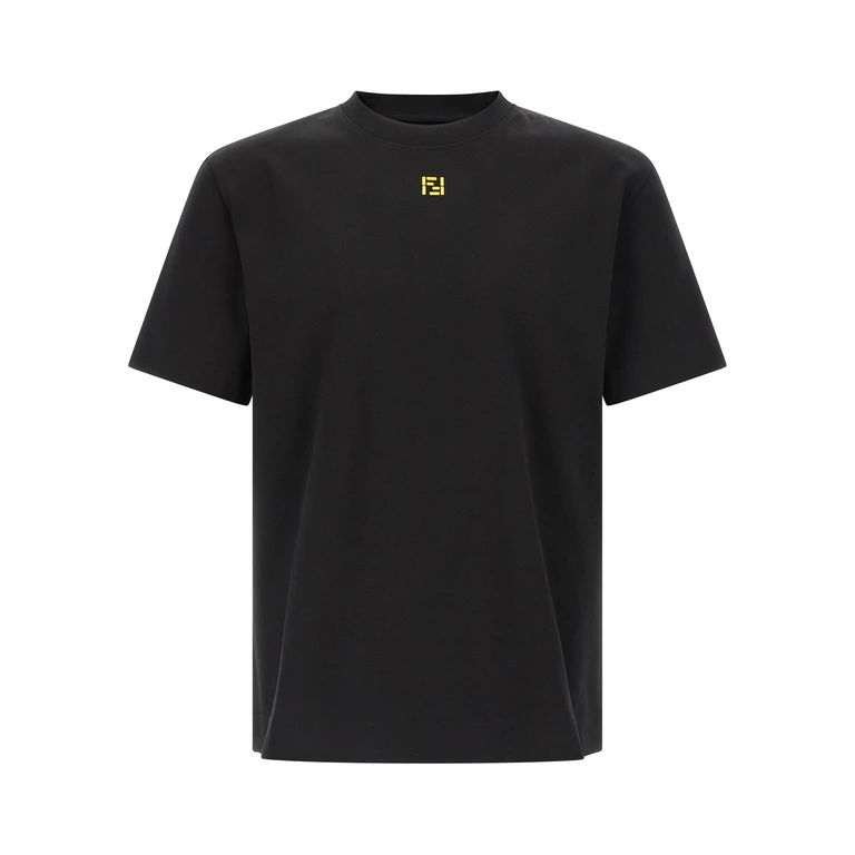 Fendi Embroidery t-shirt Black Cotton - Men