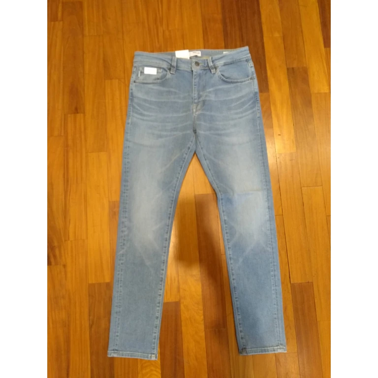Selected Slh175-slimleon 6403 Lb Soft Blue Cotton Jean - Men