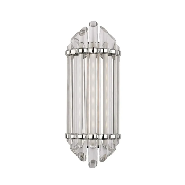 Albion 17" Wall Sconce in Polished Nickel