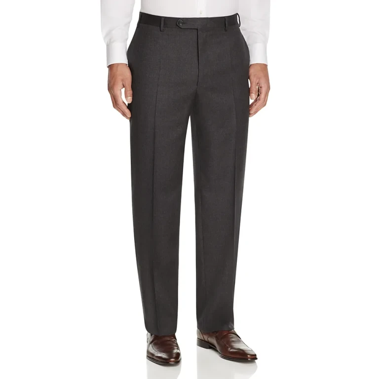 Canali Siena Wool Classic Fit Dress Pants