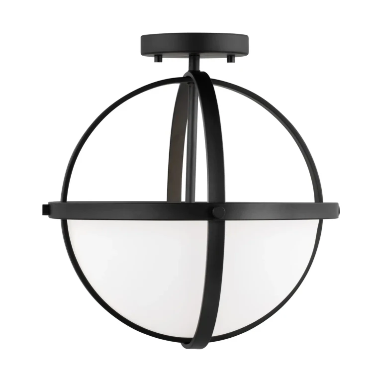 Alturas 2-Light Ceiling Light in Midnight Black