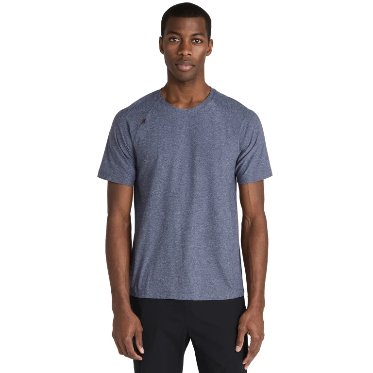 Rhone Reign Short Sleeve Tee Midnight Heather S