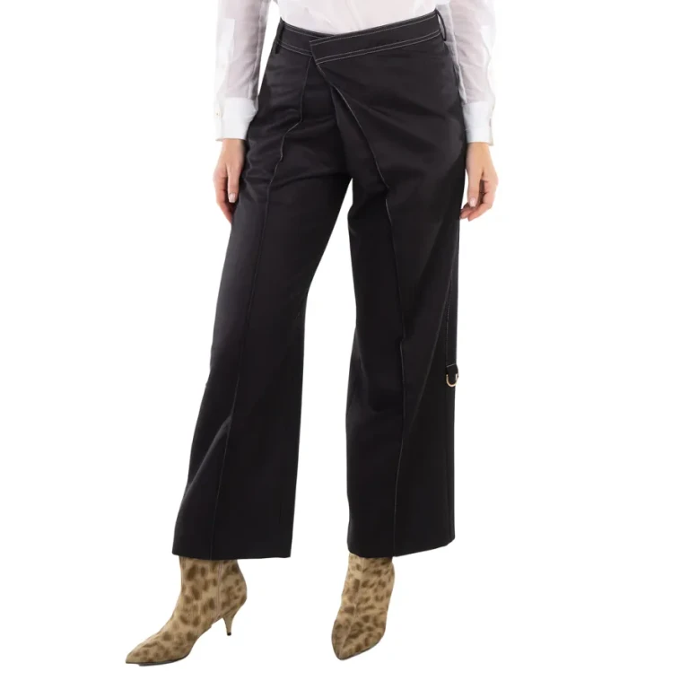 Burberry Ladies Charcoal Grey Zainab Tailored Trouser