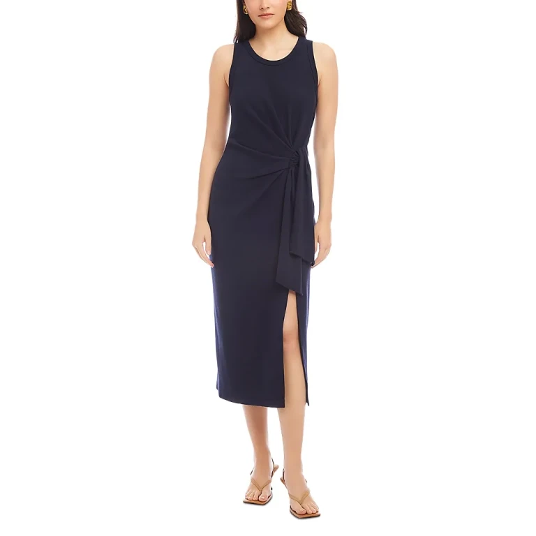 Fifteen Twenty Maddie Side Knot Midi Dress