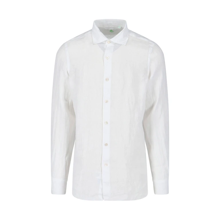 Finamore Shirts White Linen - Men