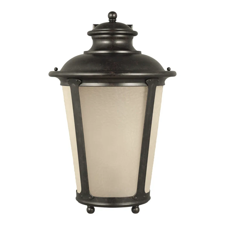 Sea Gull Cape May Outdoor Wall Light in Burled Iron - 88244-780