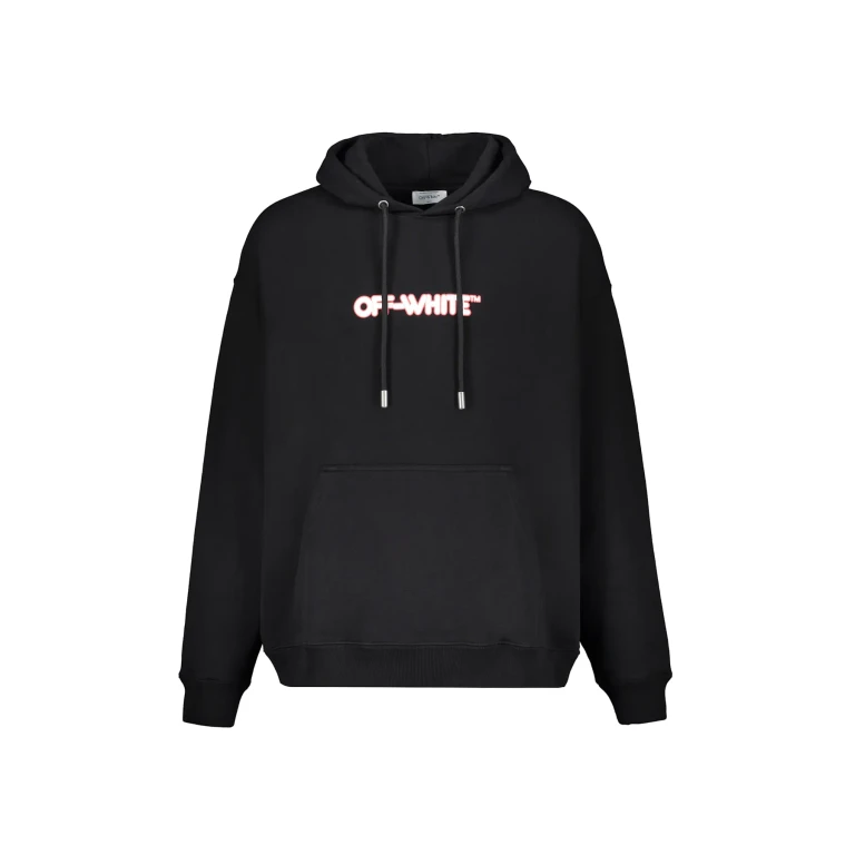 Off-White Hooded Sweatshirt Black, Guaranteed Everyday Comfort