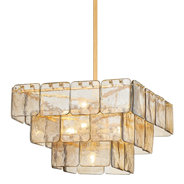 Vintage Gold Leaf Chandelier from the Regal Collection