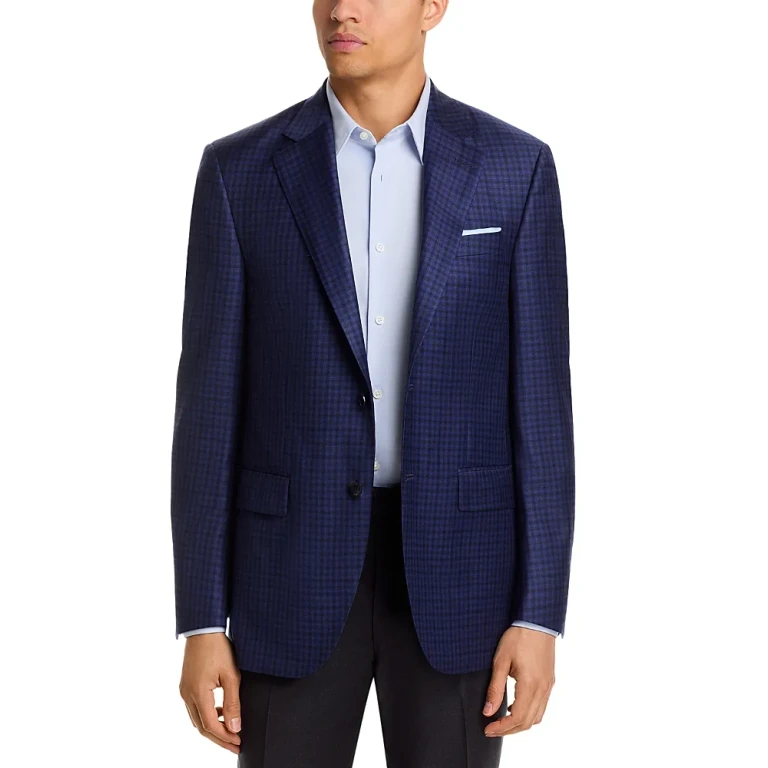 Peter Millar Flynn Checkered Wool Regular Fit Sportscoat