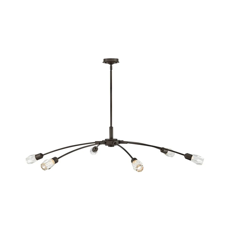 Black Oxide LED Chandelier from the Atera Collection