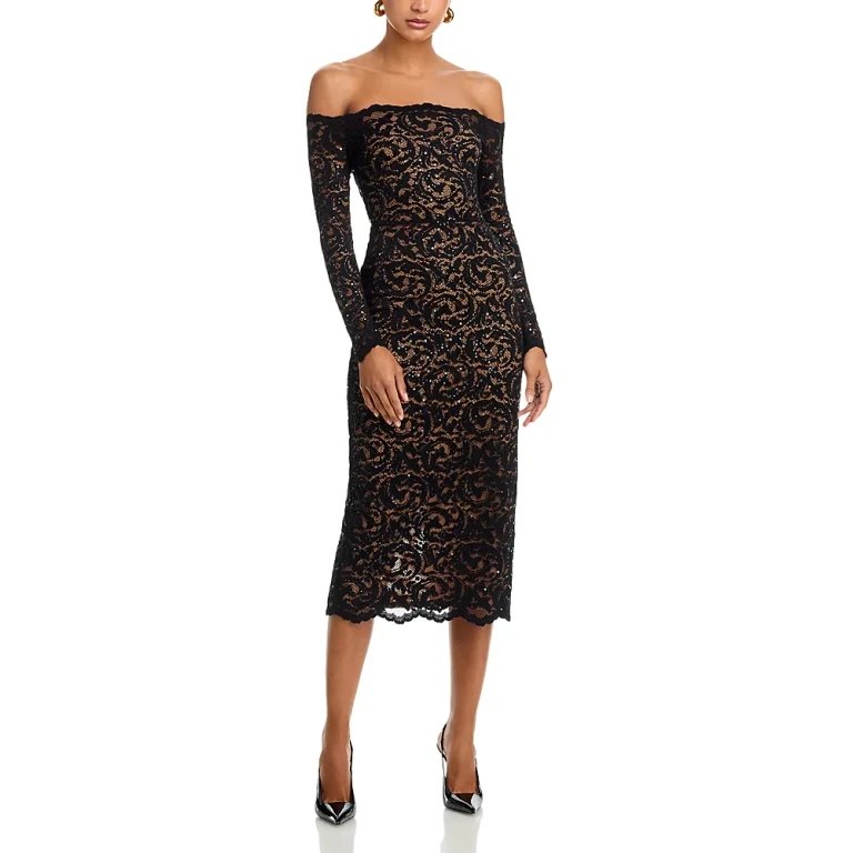 L'Agence Lindsay Lace Dress