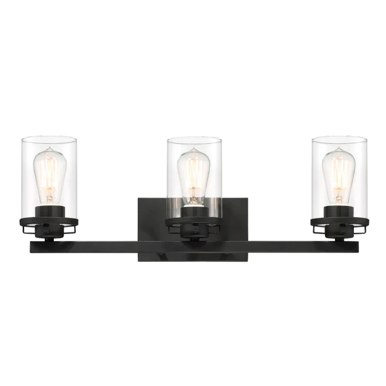 Black Three Light Bath from the Jedrek Collection