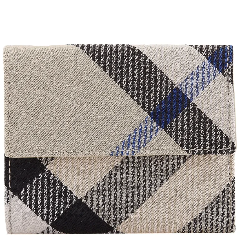 Burberry Checked Leather Wallet