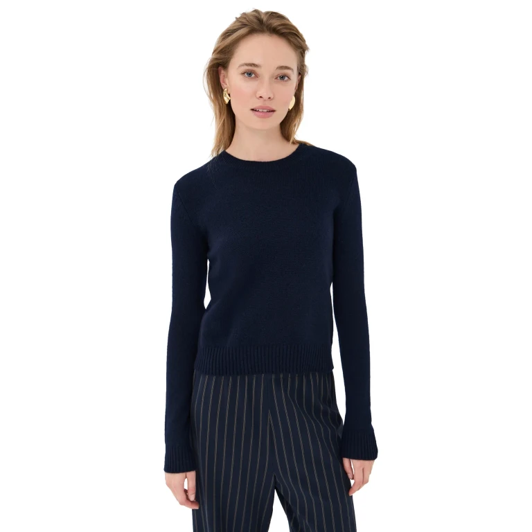 LISA YANG Mable Cashmere Sweater Navy 0