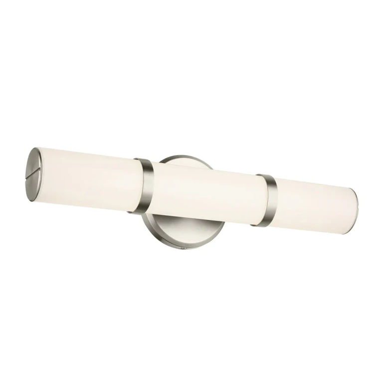 Brushed Nickel LED Bathroom Vanity Light from the Rosh Collection