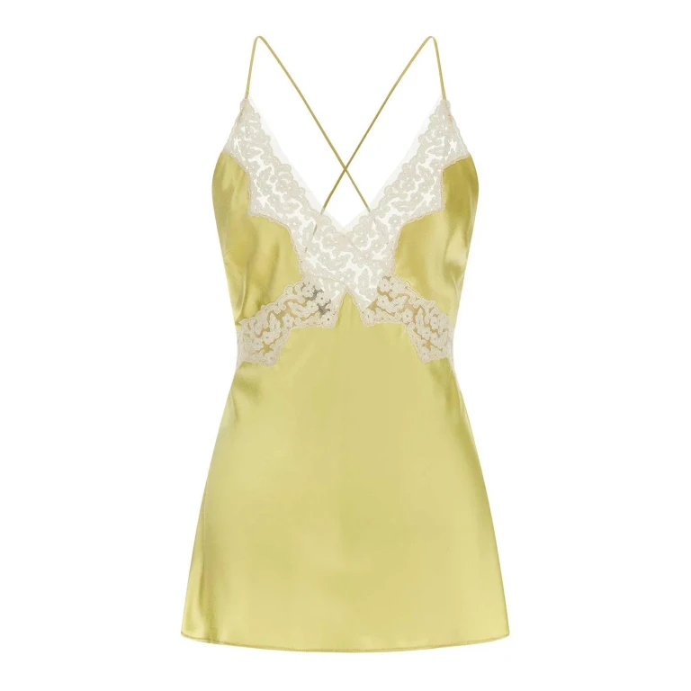 Alberta Ferretti Top - Jaune
