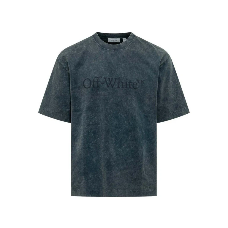 Off-White T-Shirt - Bleu