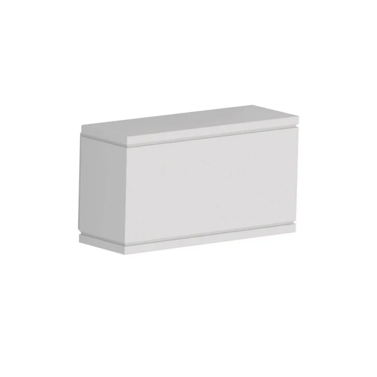 WAC Lighting Rubix LED Indoor/Outdoor Rectangular Wall Light in White - WS-W2509-WT