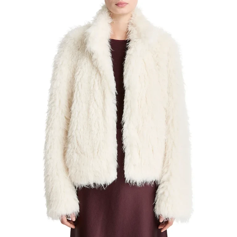 Vince Shaggy Faux Fur Jacket