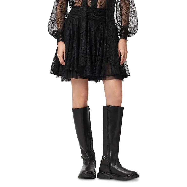Allsaints Athena Lace Skirt