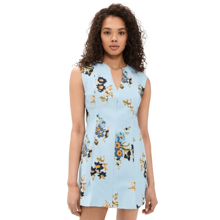 Hill House Home The Holly Dress English Daisy/Blue M