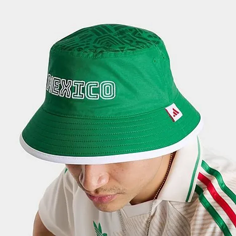 adidas Mexico 2026 Bucket Hat in Green