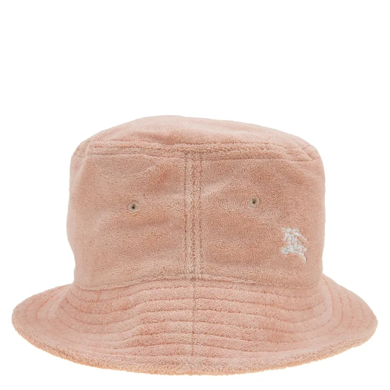 Burberry Equestrian Knight Embroidered Towelling Bucket Hat