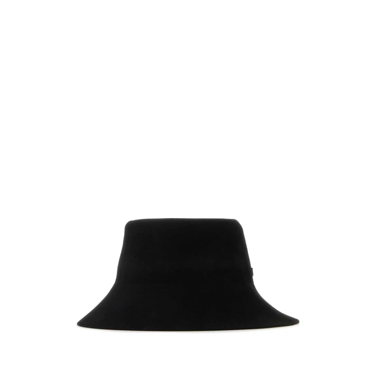 Helen Kaminski Black Wool Petra Bucket Hat