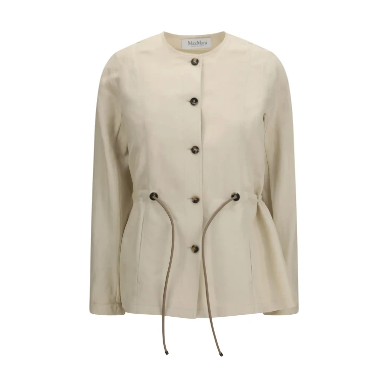 Carezza Jacke aus Leinen-Seide-Mischung