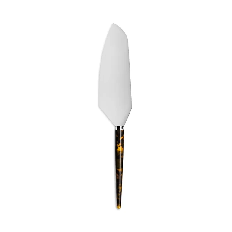 Capdeco Tang Cutting Cake Server, Tortoise
