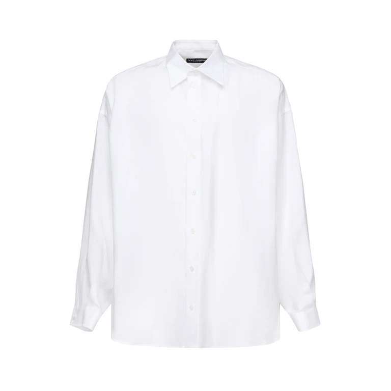 Dolce & Gabbana Shirts White Linen - Men