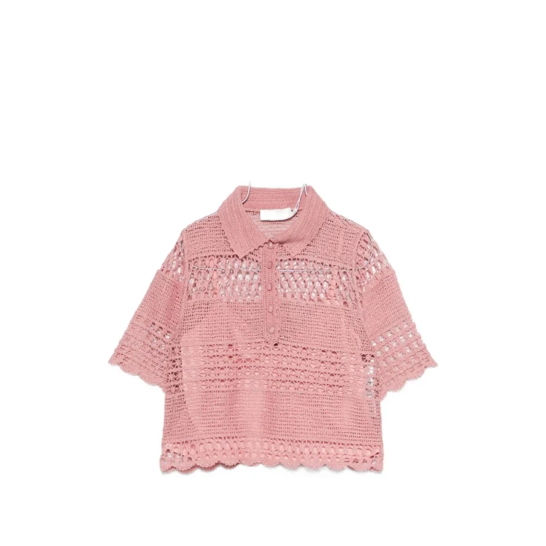 Zimmermann Wanderlust Crochet Cotton Top