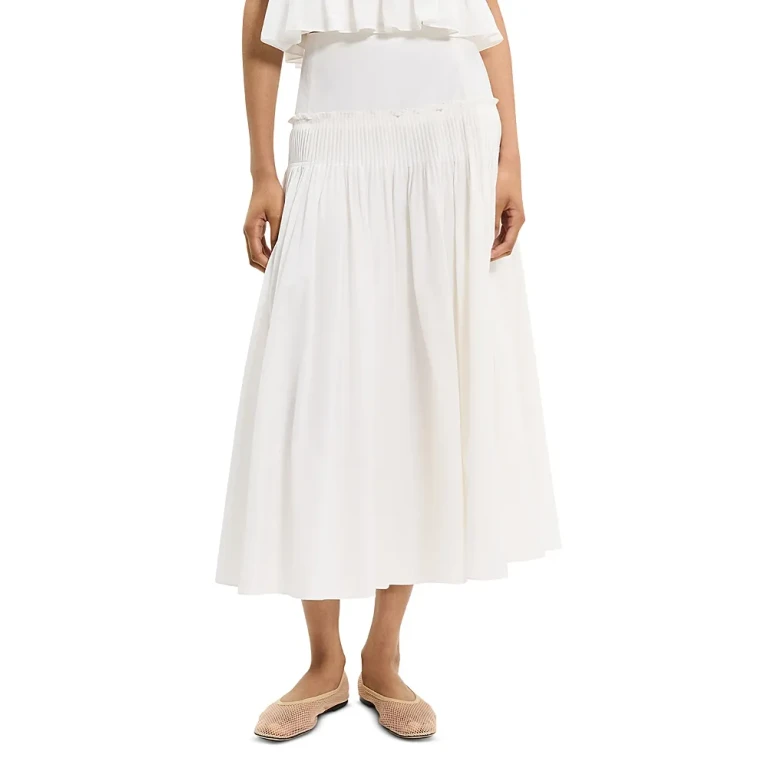Theory Accordion Pleat Skirt